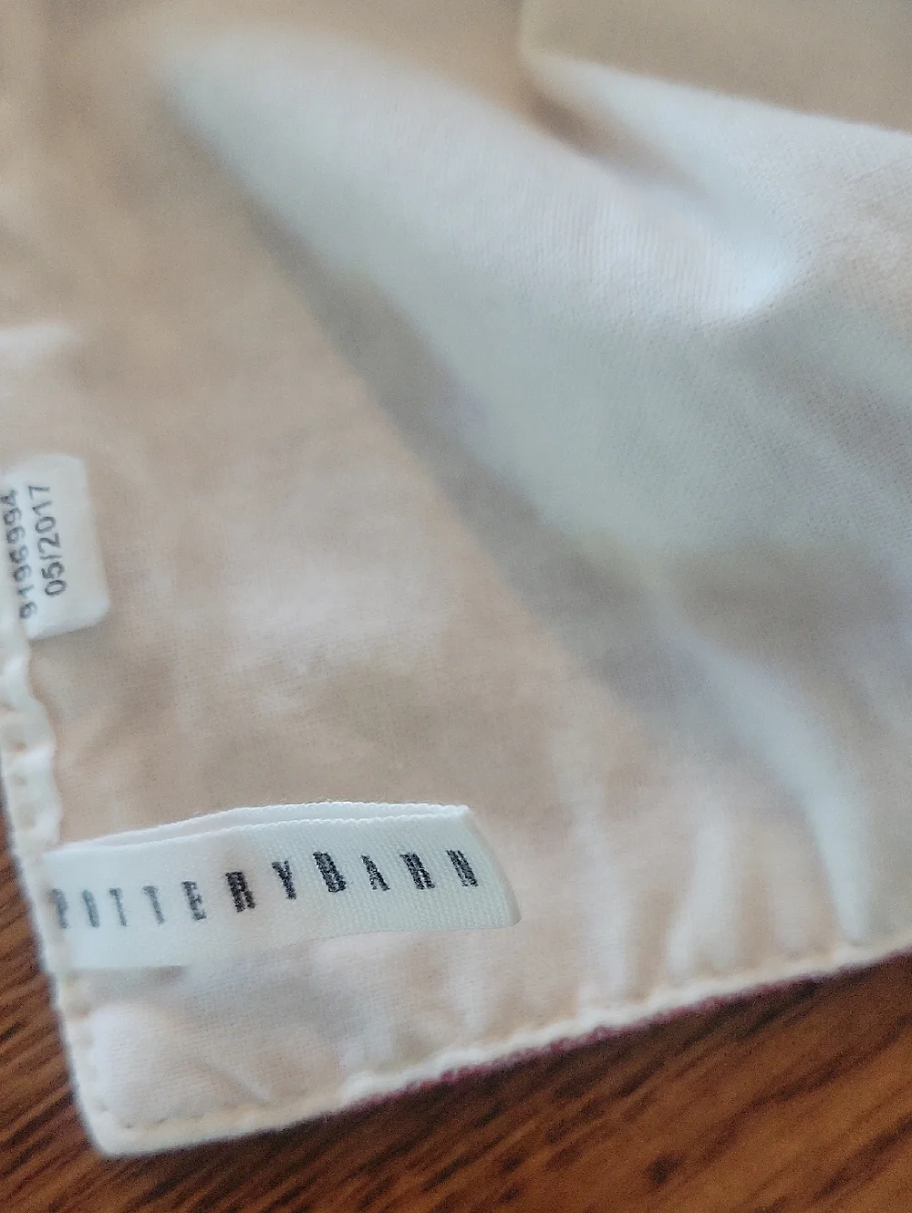 Pottery Barn Wheaton Stripe Linen Organic Cotton Table Runner